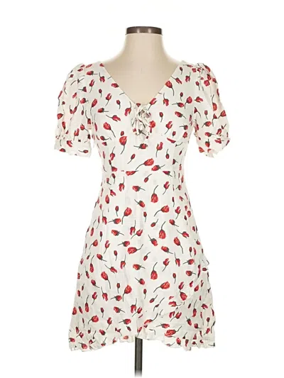 Pre-owned Petite Studio New York Casual Dress In White