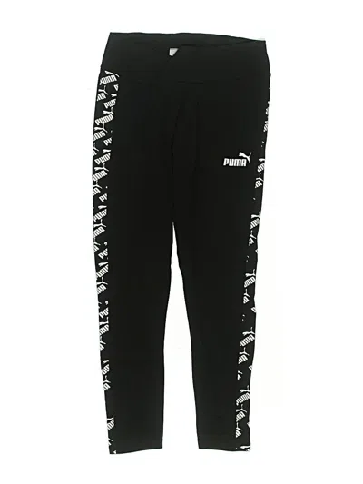 Pre-owned Puma Kids' Track Pants In Black