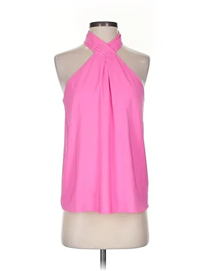 Pre-owned Express Sleeveless Blouse In Pink