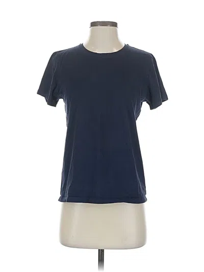 Pre-owned Uniqlo Short Sleeve T-shirt In Blue