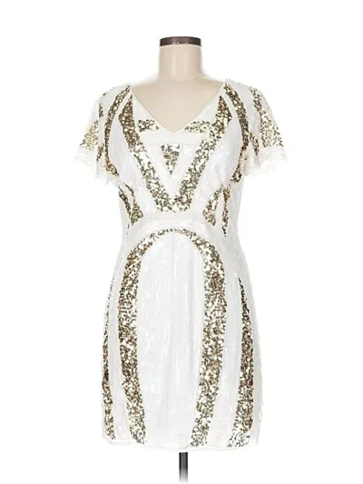 Pre-owned Lulus Cocktail Dress In White
