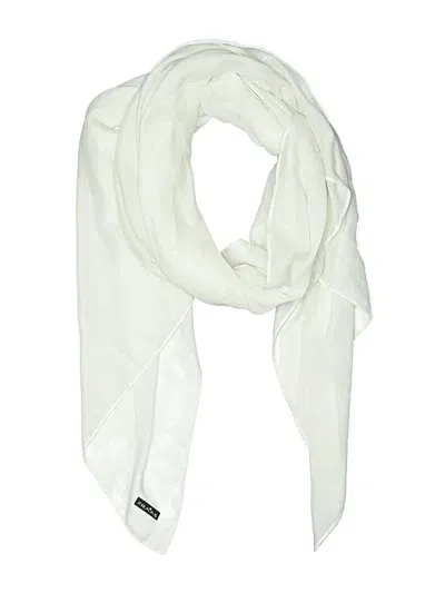 Pre-owned Fraas Scarf In White