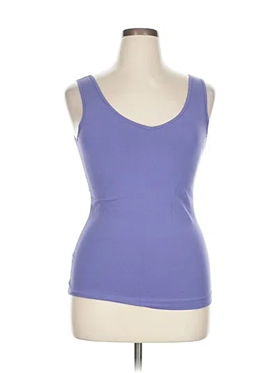 Pre-owned Felina Tank Top Purple Sweetheart Neckline Tops