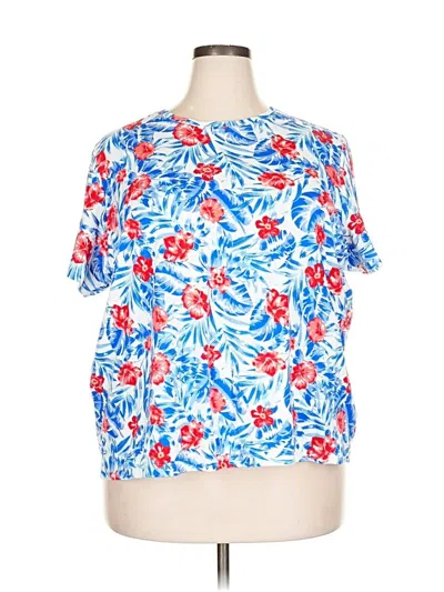 Pre-owned Kim Rogers Short Sleeve T-shirt In Blue