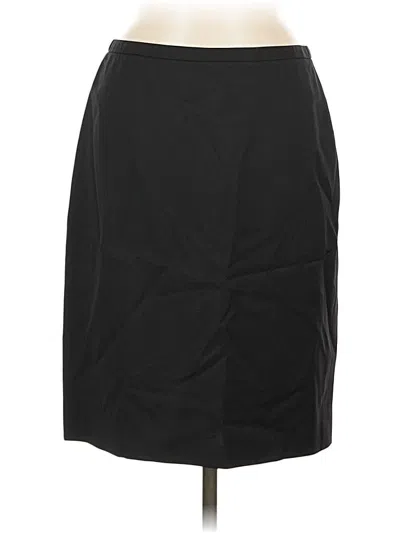 Pre-owned Brooks Brothers Formal Skirt In Black