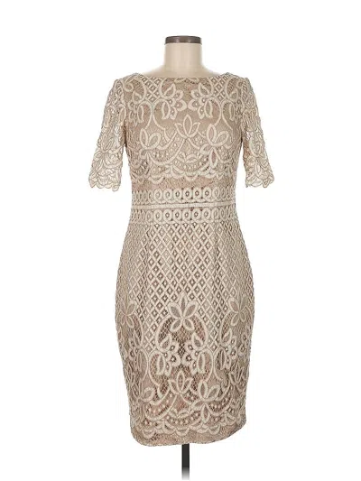 Pre-owned Eliza J Cocktail Dress In Brown