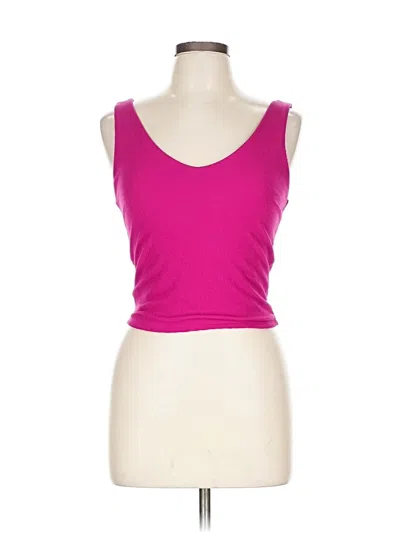 Pre-owned Gaze Tank Top Pink Strapless Neckline Tops
