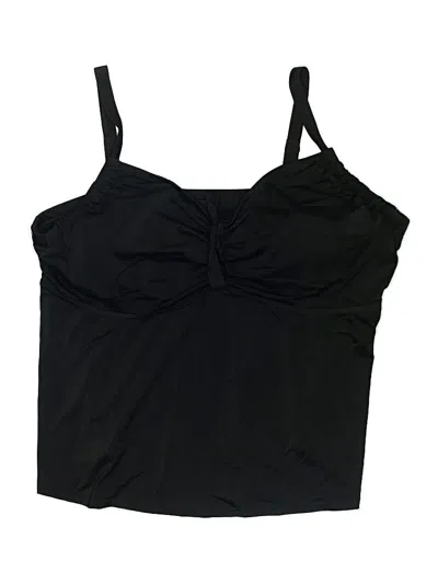Pre-owned Swimsuits For All Swimsuit Top Black Swimwear