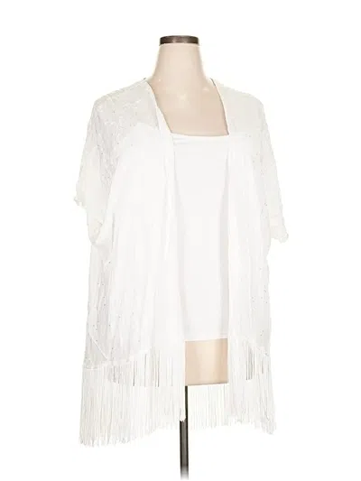 Pre-owned Torrid Kimono In White