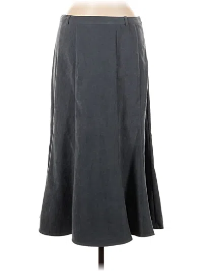 Pre-owned Dressbarn Formal Skirt In Gray