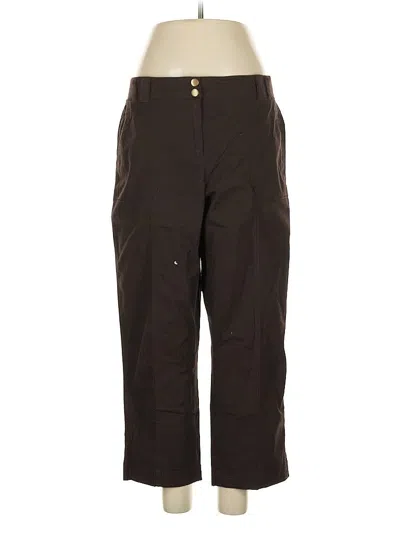 Pre-owned Chico's Cargo Pants In Brown