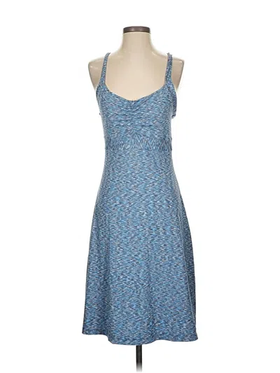 Pre-owned Prana Casual Dress In Blue