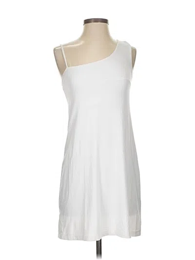 Pre-owned Susana Monaco Casual Dress In White