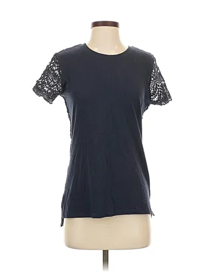 Pre-owned G.h. Bass & Co. Short Sleeve Top Gray Crew Neck Tops