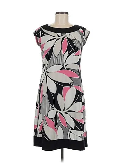 Pre-owned Liz Claiborne Casual Dress In Gray