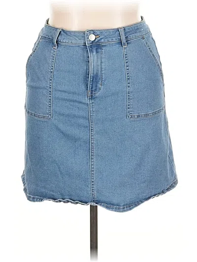 Pre-owned Marc New York Denim Skirt In Blue