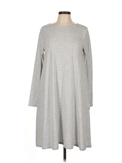 Pre-owned Zenana Casual Dress In Gray