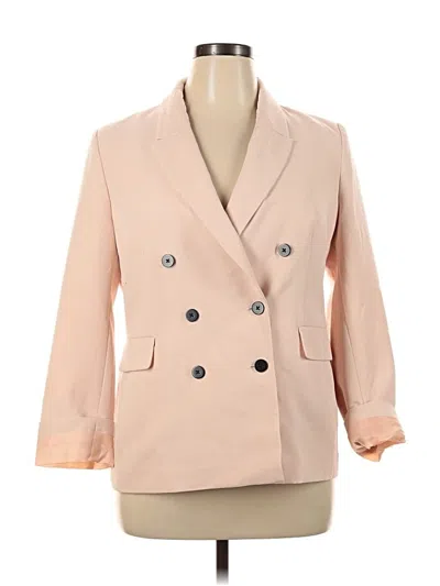 Pre-owned Dkny Blazer Jacket In Pink