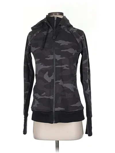 Pre-owned Athleta Track Jacket In Black