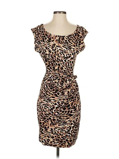 Pre-owned Venus Cocktail Dress In Brown
