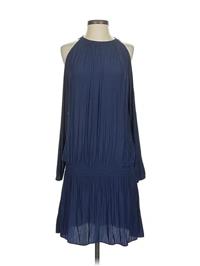 Pre-owned Ramy Brook Cocktail Dress In Blue