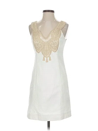 Pre-owned Lilly Pulitzer Cocktail Dress In White