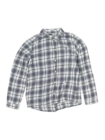 Pre-owned Tartine Et Chocolat Kids' Long Sleeve Button Down Shirt In Blue