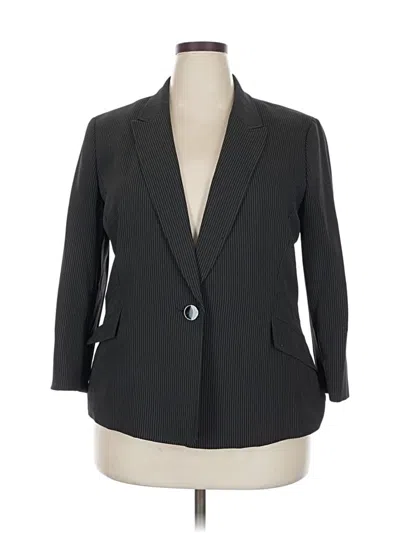 Pre-owned Kasper Blazer Jacket In Gray