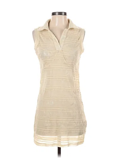 Pre-owned Prettylittlething Casual Dress In White