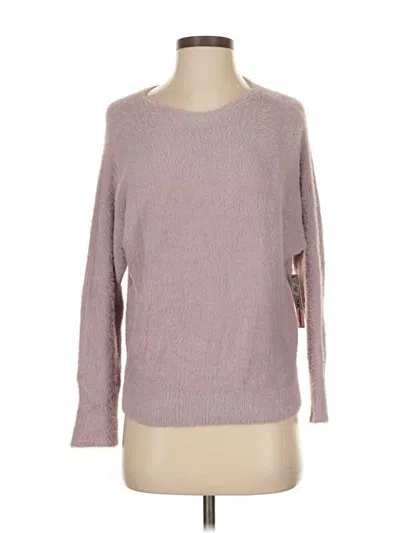 Pre-owned Nic + Zoe Pullover Sweater In Purple