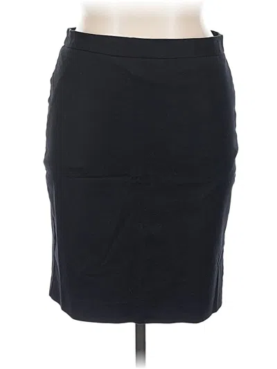 Pre-owned Liz Claiborne Casual Skirt In Black