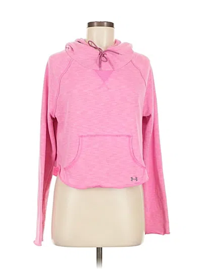 Pre-owned Under Armour Fleece Jacket In Pink