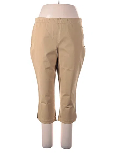 Pre-owned Isaac Mizrahi Live Active Pants In Brown
