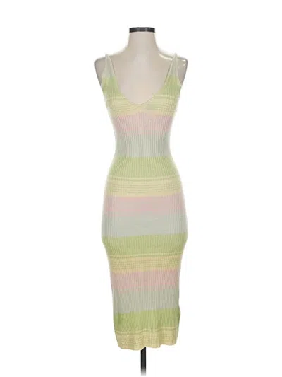 Pre-owned Rvca Cocktail Dress In Green