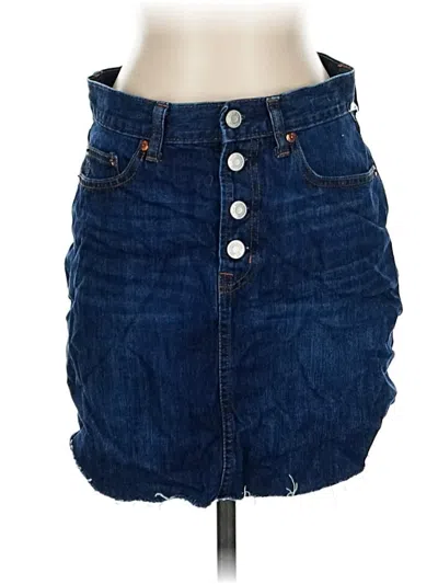Pre-owned Gap Denim Skirt In Blue
