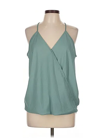 Pre-owned Papermoon Sleeveless Blouse In Green