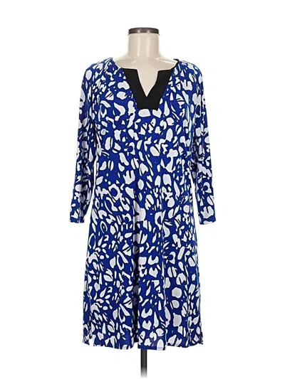 Pre-owned Laundry By Shelli Segal Casual Dress In Blue