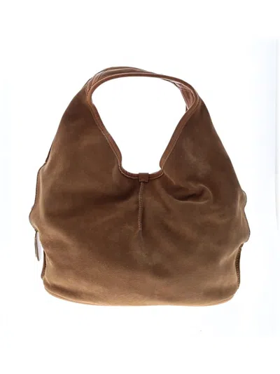 Pre-owned Ugg Leather Hobo Bag In Brown