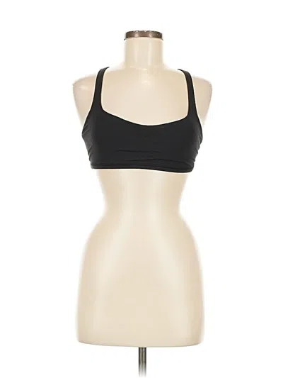 Pre-owned Lululemon Athletica Tank Top Black Halter Neckline Tops