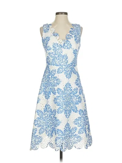 Pre-owned Eva Franco Cocktail Dress In Blue