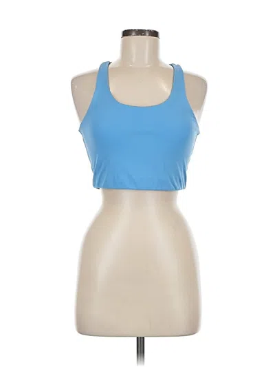 Pre-owned Addison Bay Tank Top Blue Halter Neckline Tops
