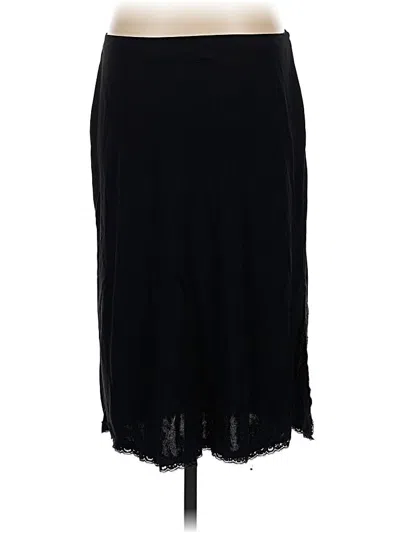 Pre-owned New York And Company Formal Skirt In Black