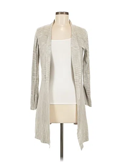Pre-owned Anne Klein Cardigan Sweater In Gray