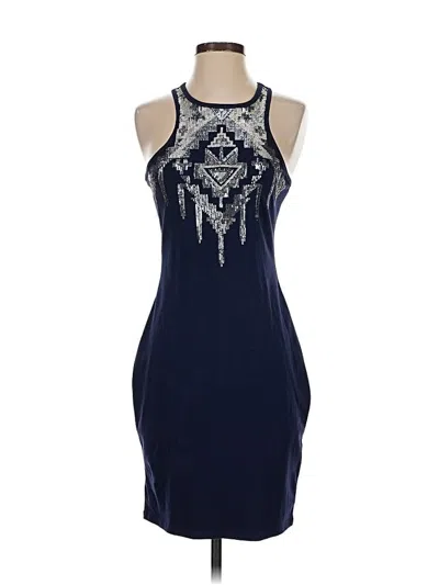 Pre-owned Express Cocktail Dress In Blue