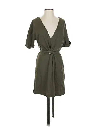 Pre-owned Trafaluc By Zara Casual Dress In Green