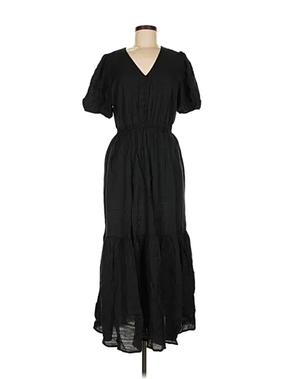 Pre-owned Simply Vera Vera Wang Casual Dress In Black