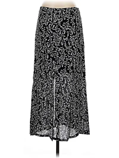 Pre-owned Jjill Casual Skirt In Black