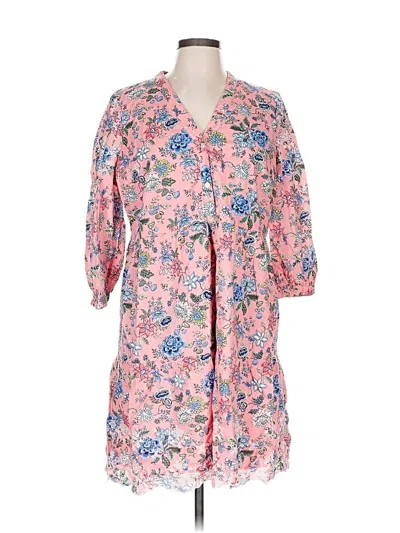 Pre-owned Ann Taylor Loft Casual Dress In Pink