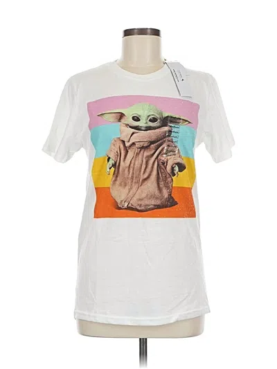 Pre-owned Star Wars Short Sleeve T-shirt In White