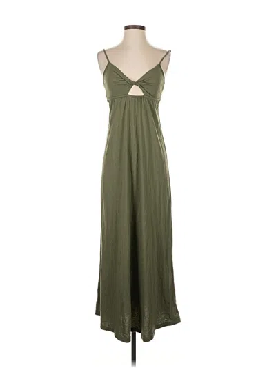 Pre-owned Roxy Casual Dress In Green